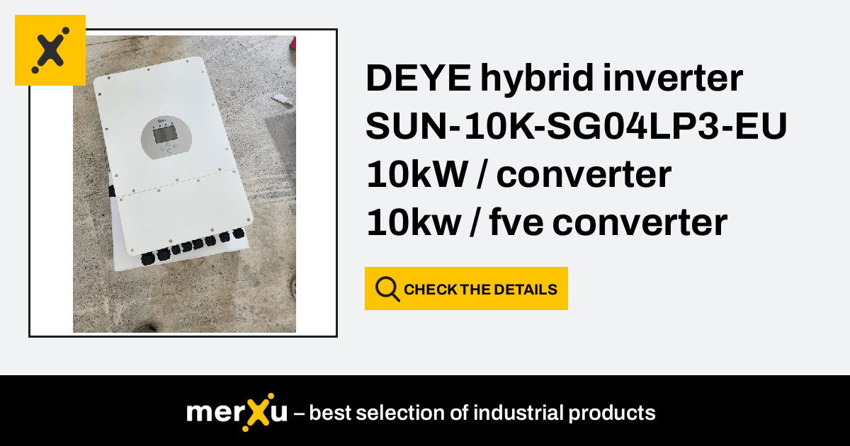 Deye Hybrid Inverter Sun 10k Sg04lp3 Eu 10kw Converter 10kw Fve Converter Sun 10k 10kw 7684