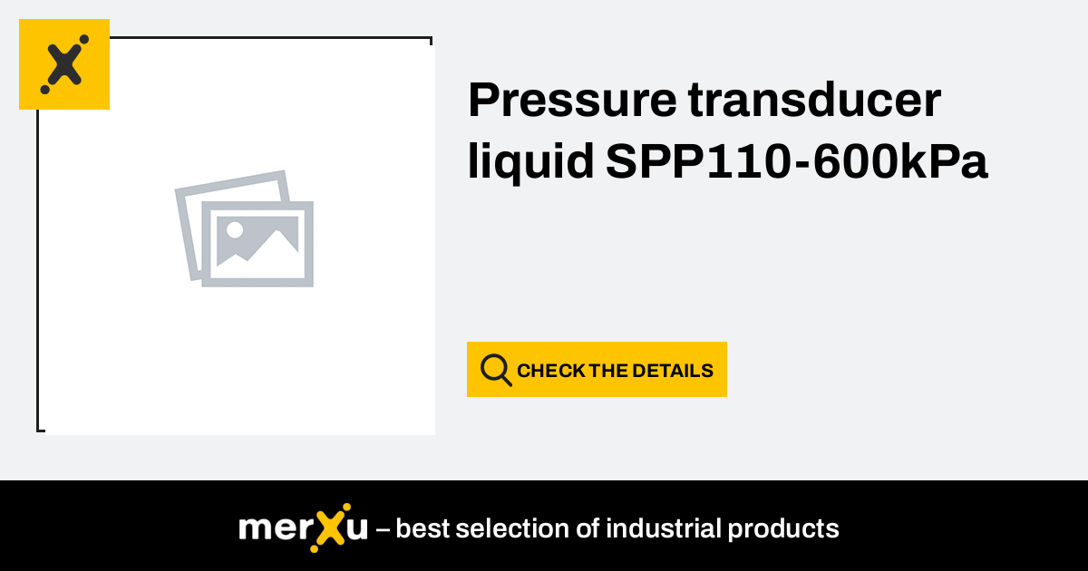 Schneider Electric Pressure transducer liquid SPP110-600kPa (004702060 ...