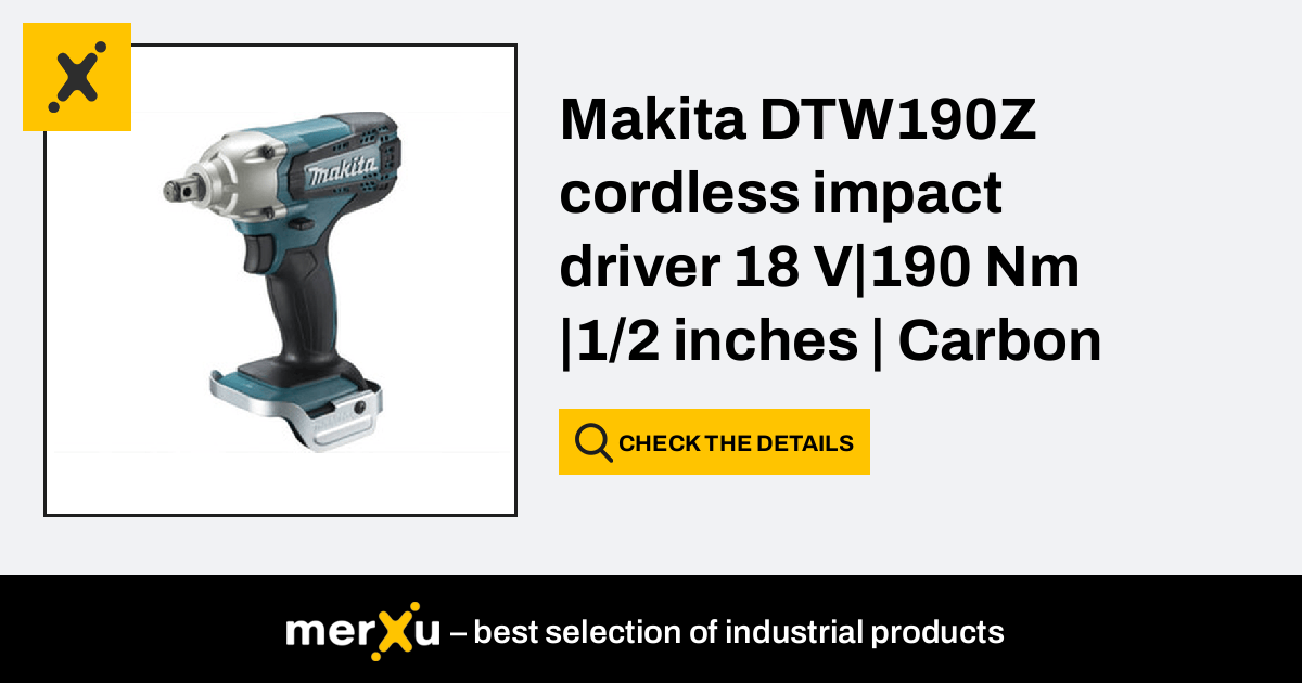 Makita dtw190z discount impact wrench 190nm