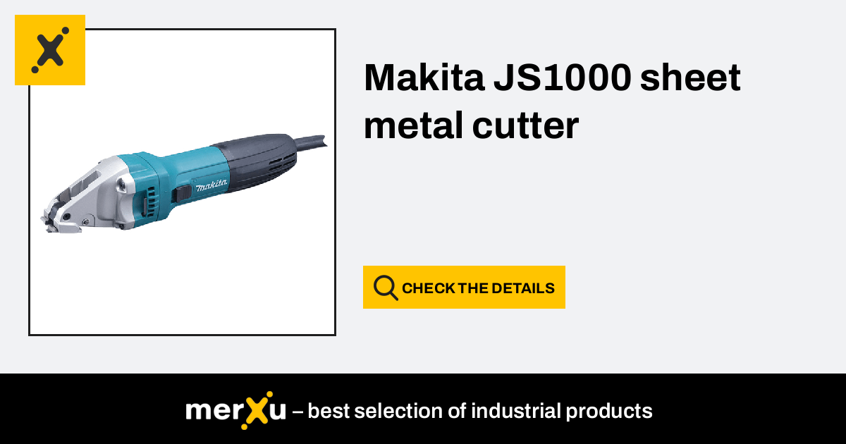 Makita JS1000 sheet metal cutter - merXu - Negotiate prices