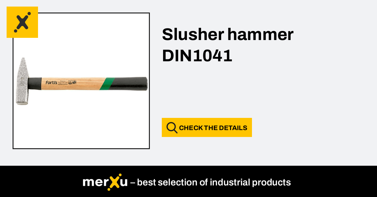 Fortis Slusher hammer DIN1041 - merXu - Negotiate prices! Wholesale  purchases!