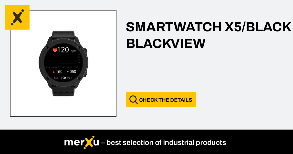 Blackview SMARTWATCH X5/BLACK - merXu - Negotiate prices! Wholesale  purchases!