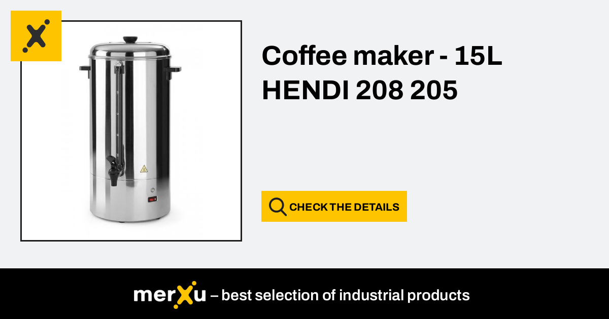 Hendi Coffee thermos 1,5 l - merXu - Negotiate prices! Wholesale purchases!