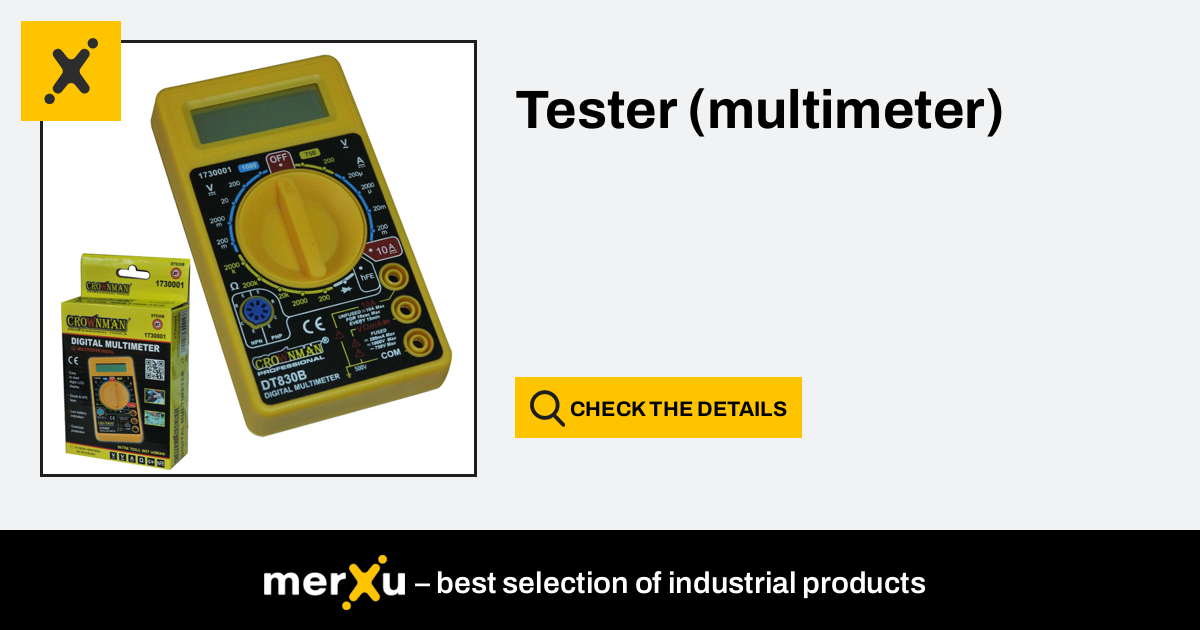 Uni-t Voltage tester - meter - multimeter AS0297 - merXu
