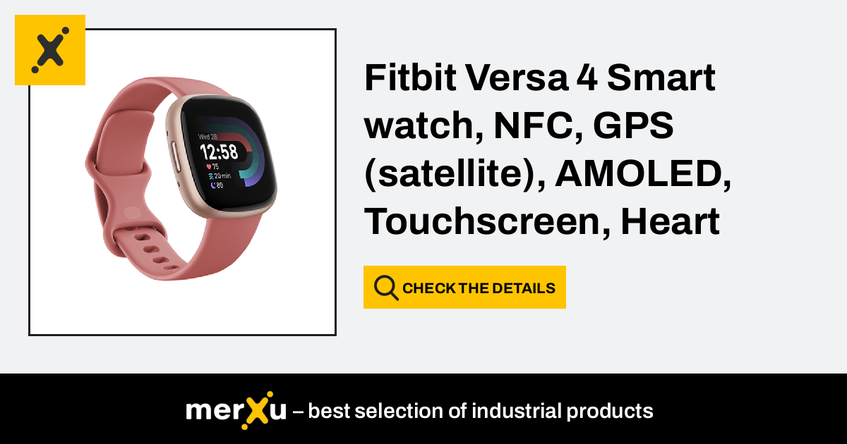 Fitbit Versa 4 Rose GPS (satellite)