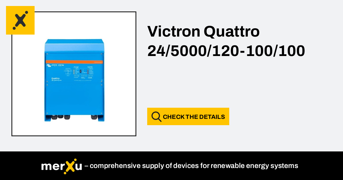 Victron Energy Quattro 24/5000/120-100/100
