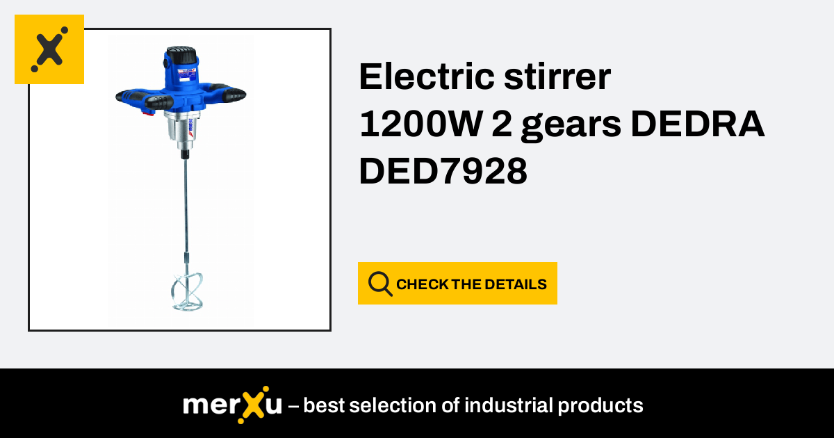 Dedra Electric stirrer 1200W 2 gears (DED7928) - merXu - Negotiate