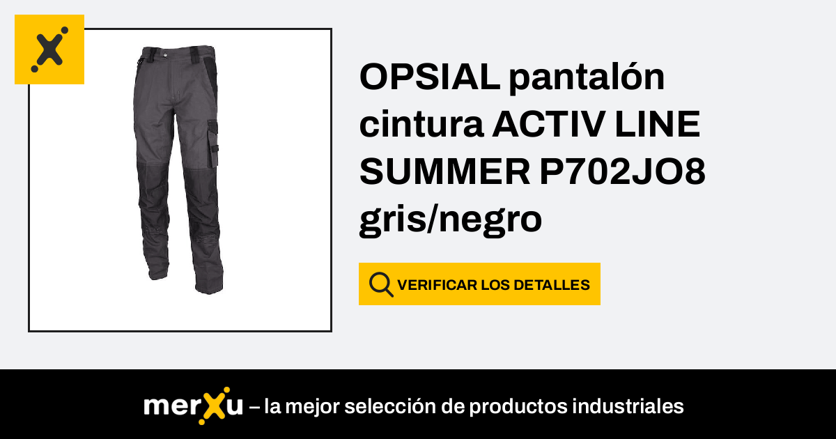 1. Opsial OPSIAL pantal n cintura ACTIV LINE SUMMER P702JO8 gris