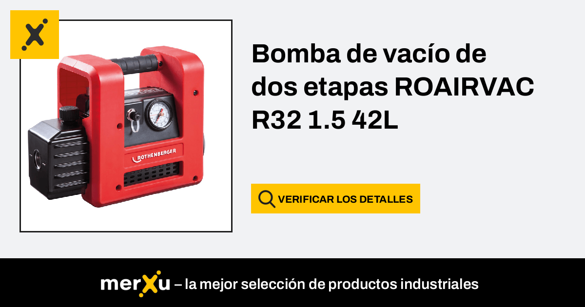 Bomba de vacío de 2 etapas ROAIRVAC 1.5