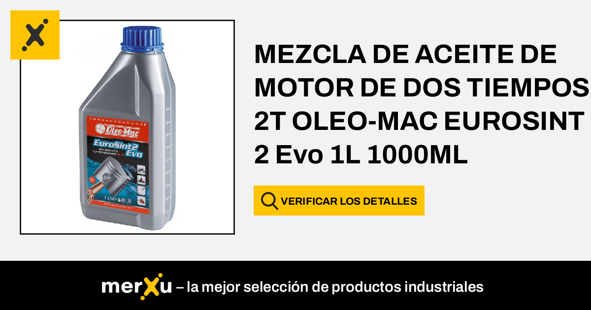 Mezcla De Aceite De Motor De Dos Tiempos T Oleo Mac Eurosint Evo L