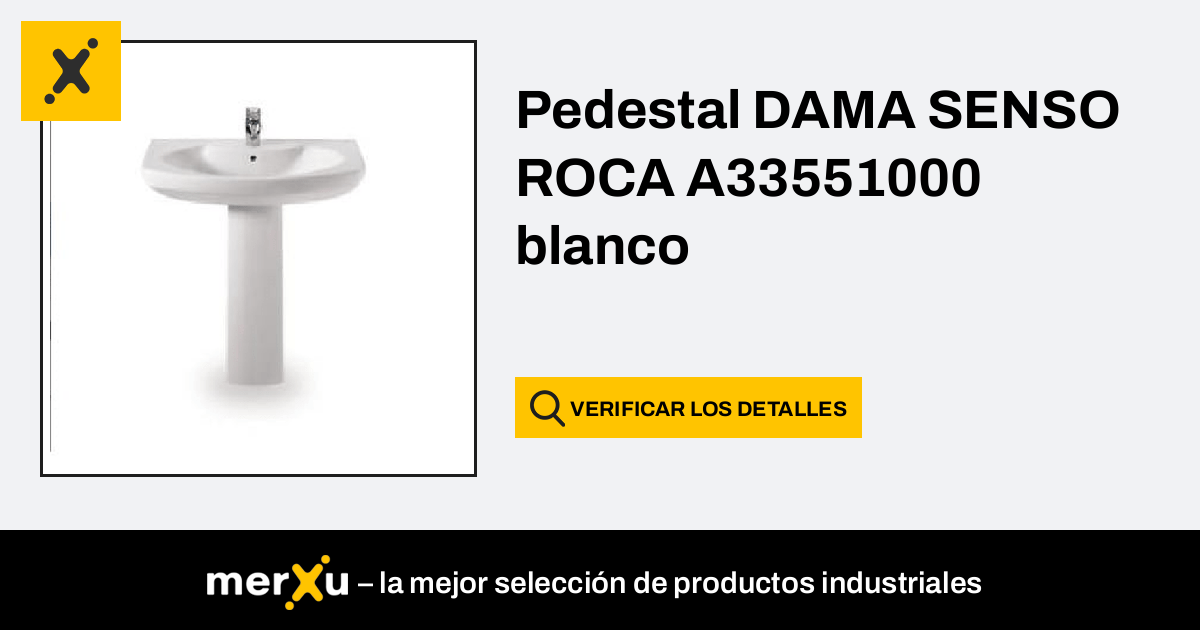 Roca pedestal DAMA SENSO A33551000 white (A335510000) - merXu - Negotiate  prices! Wholesale purchases!