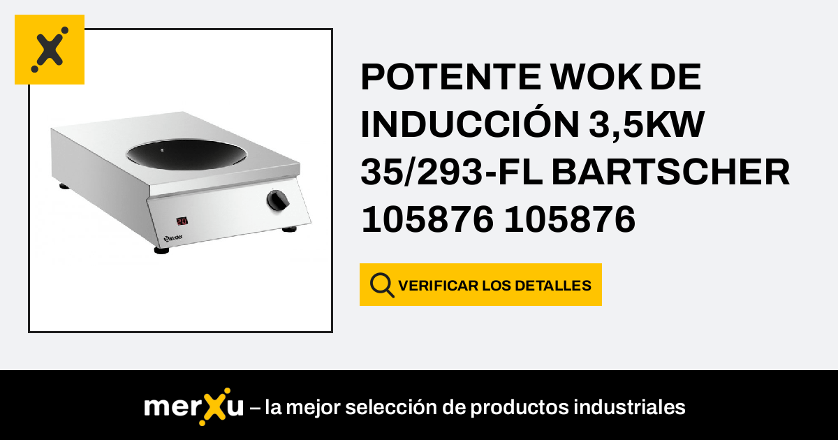 WOK de inducción Bartscher 35/293-FL