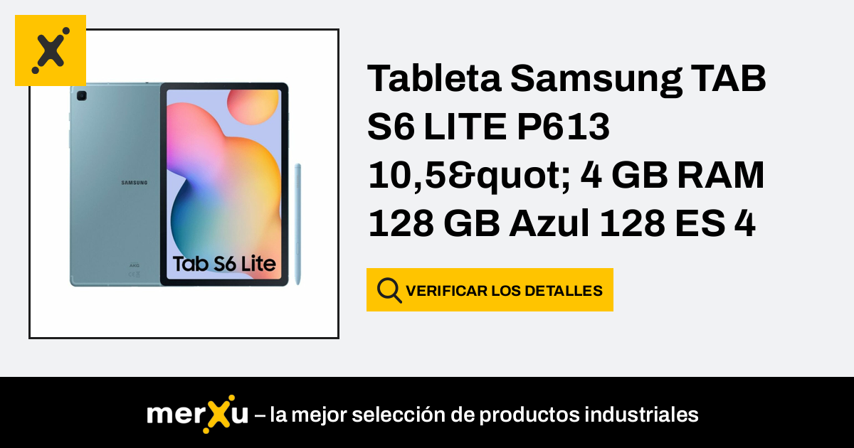 Tablet Samsung Galaxy TAB S6 Lite 4+128GB Azul