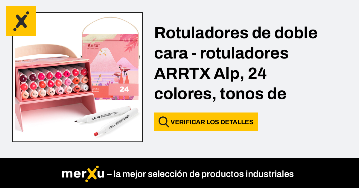 Arrtx Rotuladores acrílicos - rotuladores Alp, 24 colores - merXu -  ¡Negocia precios! ¡Compras al por mayor!
