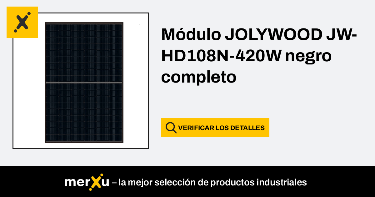 Jolywood Módulo JW-HD108N-420W Negro Completo - MerXu - ¡Negocia ...