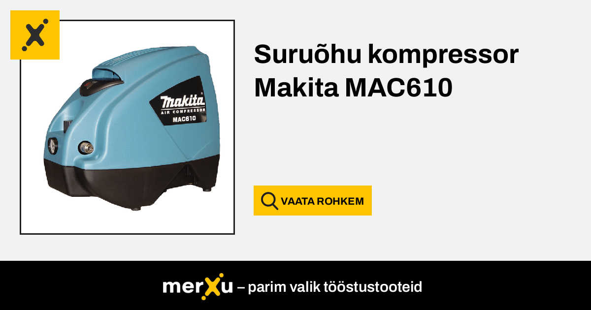 MAC610 compresseur 8 Bar