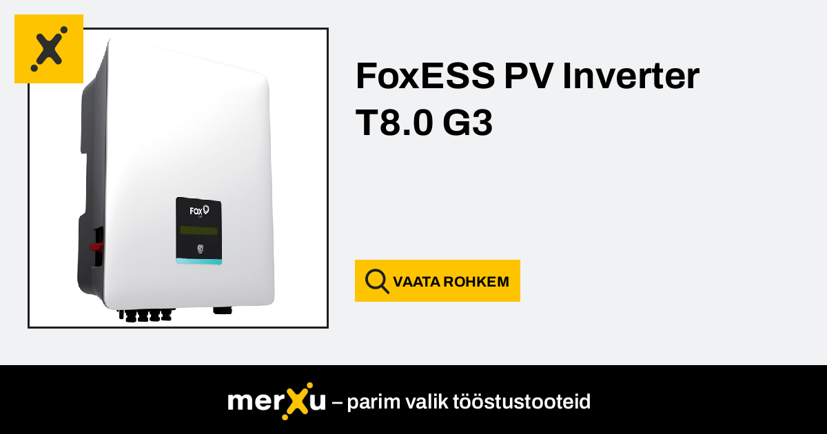 Fox Ess Foxess Pv Inverter T80 G3 Merxu 2485