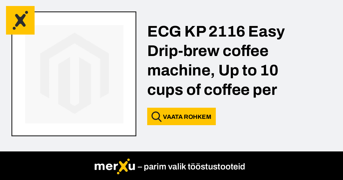 ECG KP 2116 Easy - Drip-brew coffee machine