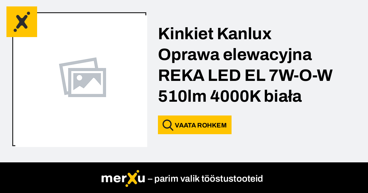 Kinkiet Kanlux Oprawa elewacyjna REKA LED EL 7W O W 510lm 4000K biała