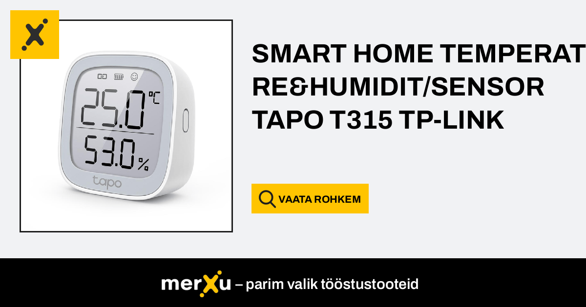 Tapo T315, Smart Temperature & Humidity Monitor
