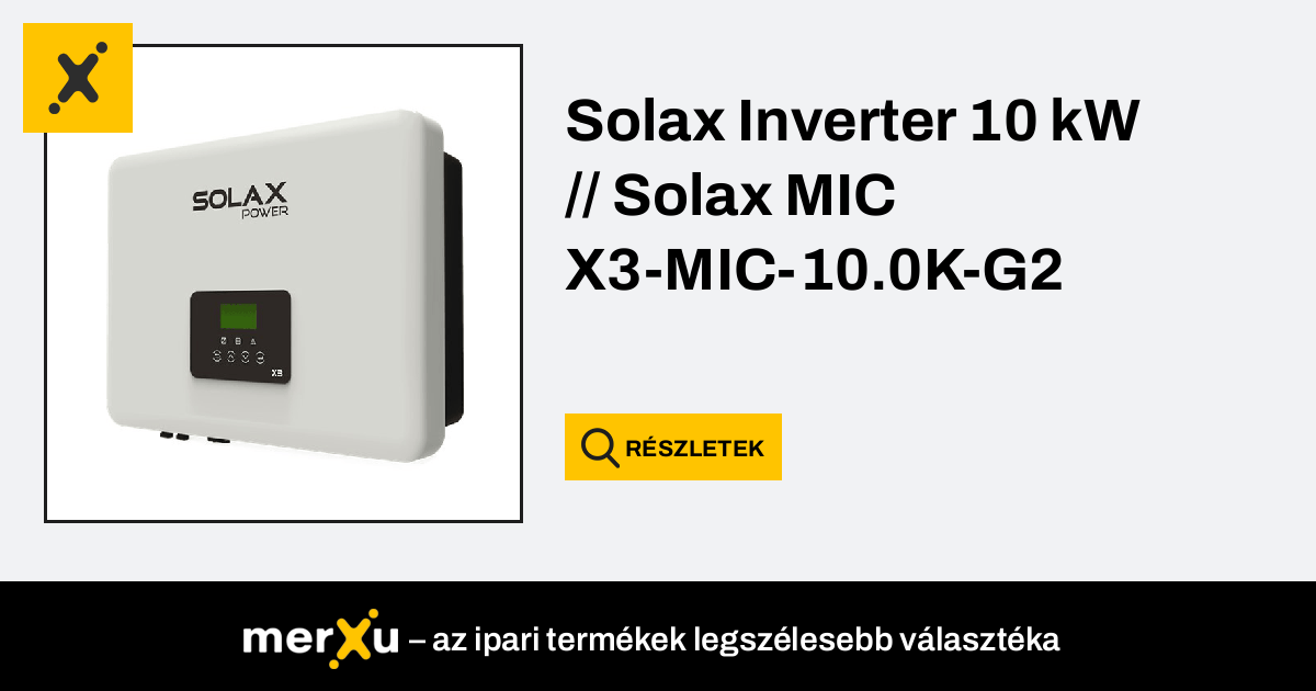 Solax Power Solax Inverter Kw Solax Mic X Mic K G Merxu