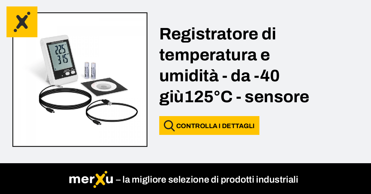 Steinberg Systems Data Logger Temperatura e Umidità Data Logger