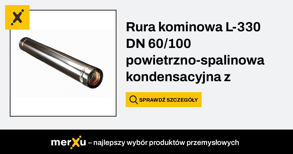 Krzys Pol Rura Kominowa L Dn Powietrzno Spalinowa