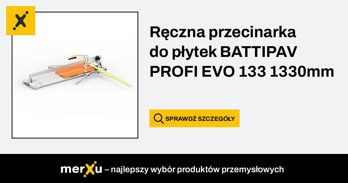 Battipav Ręczna Przecinarka Do Płytek PROFI EVO 133 1330mm - MerXu ...