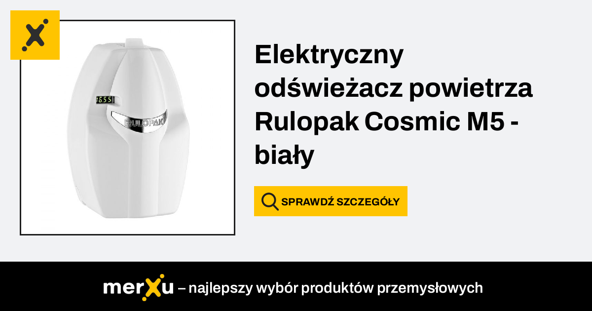 Rulopak Elektryczny Odświeżacz Powietrza Cosmic M5 - Biały - MerXu - Negocjuj Ceny! Zakupy Hurtowe!