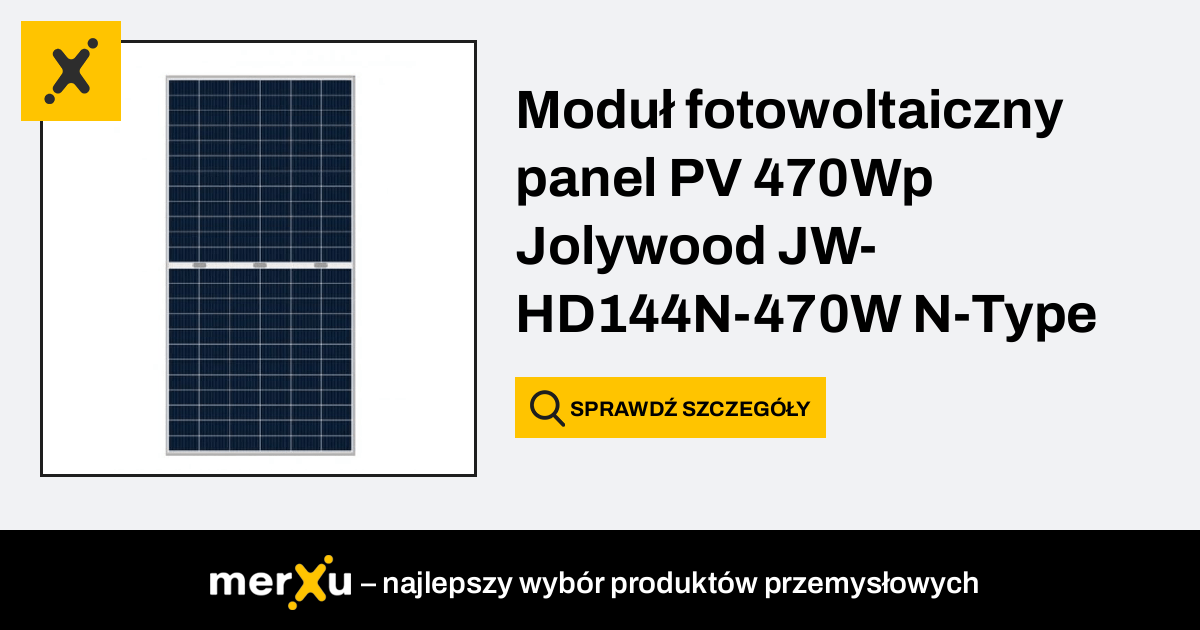 Modu Fotowoltaiczny Panel Pv Wp Jolywood Jw Hd N W N Type Bifacial Srebrna Rama