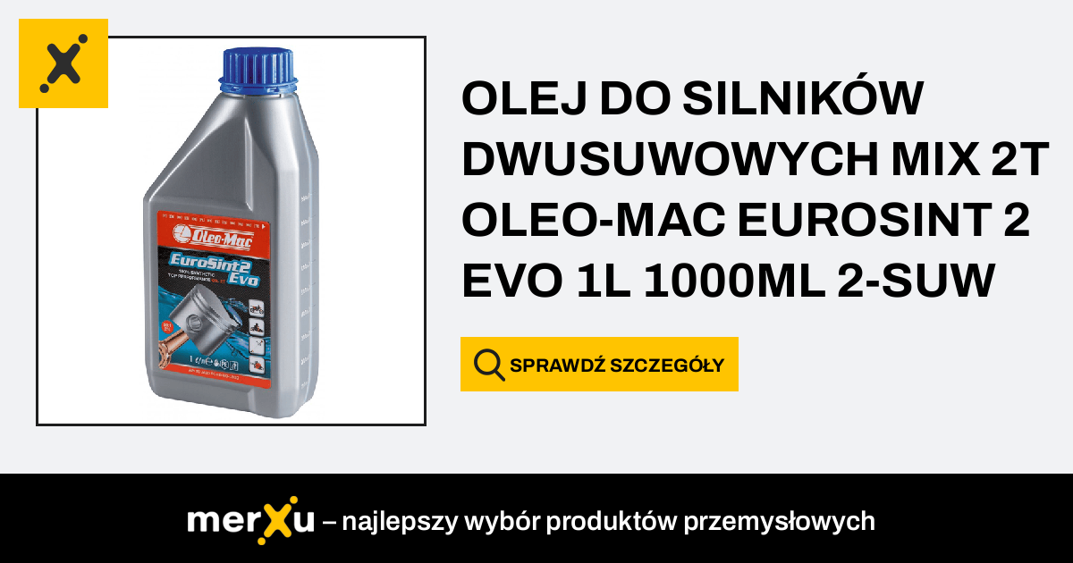 Olej Do Silnik W Dwusuwowych Mix T Oleo Mac Eurosint Evo L Ml