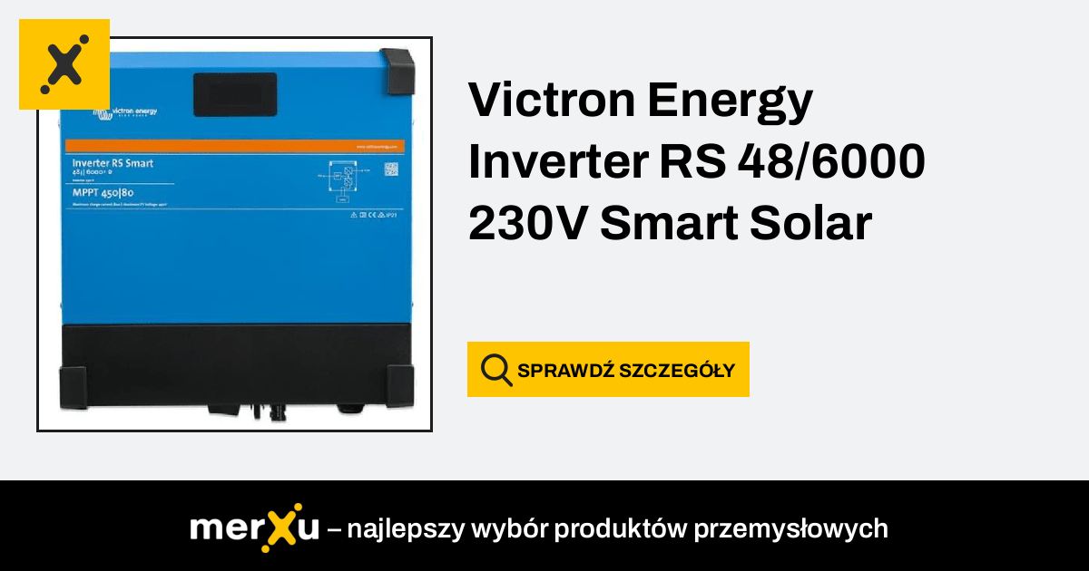 Victron Inverter RS 48/6000 230V Smart Solar (PIN482601000) - BLUETOOTH