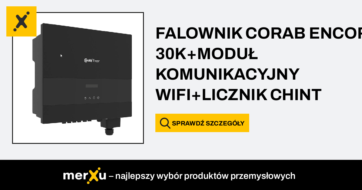 Corab Falownik Encor 30kmoduŁ Komunikacyjny Wifilicznik Chint Dtsu666 Ct Merxu 5373