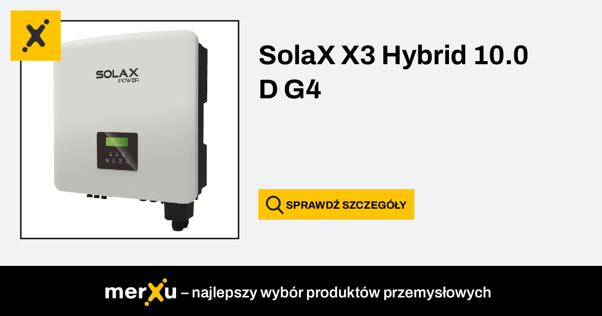 Solax Power Solax X3 Hybrid 100 D G4 Merxu 0998