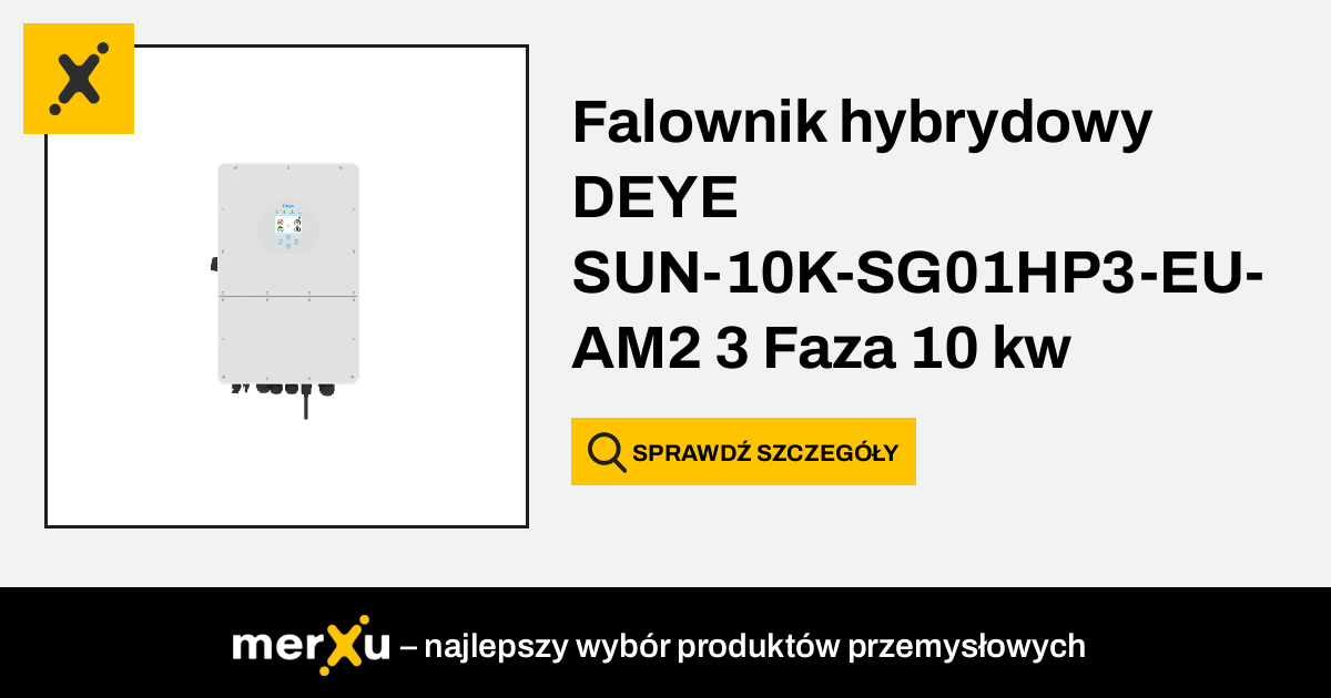 Deye Falownik Hybrydowy Sun K Sg Hp Eu Am Faza Kw Merxu Negocjuj Ceny Zakupy Hurtowe