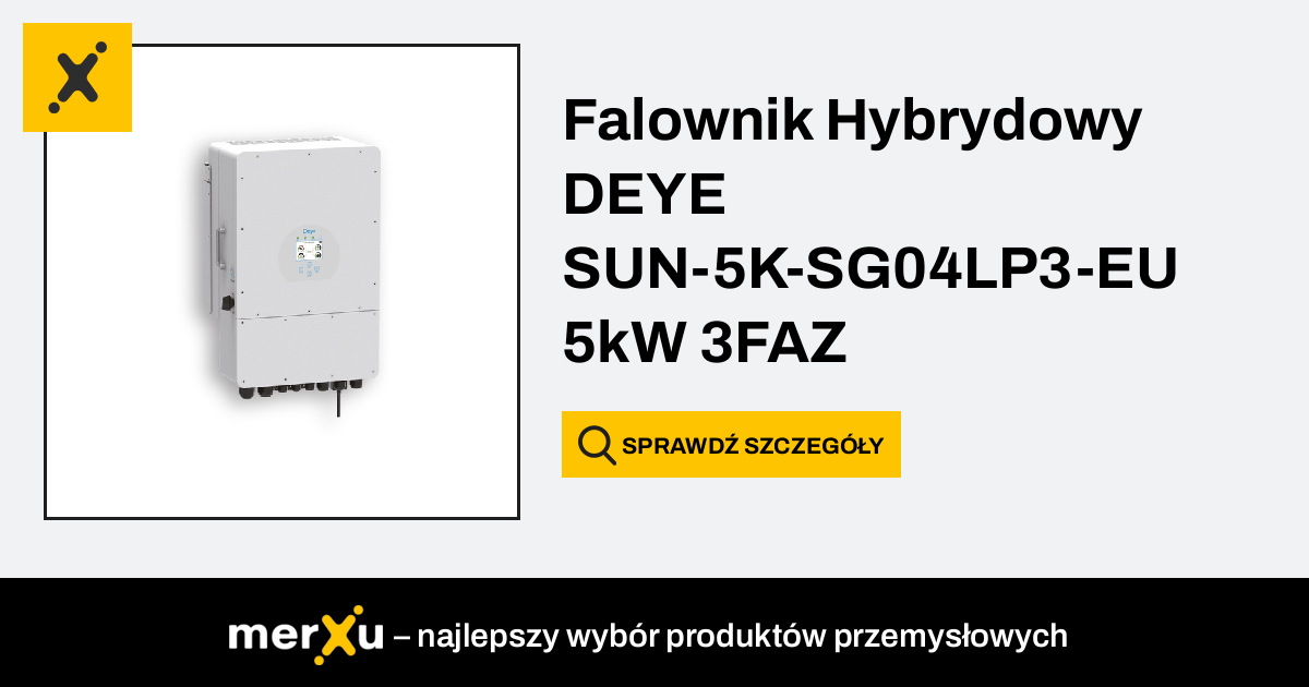 Falownik Hybrydowy Deye Sun K Sg Lp Eu Kw Faz Merxu