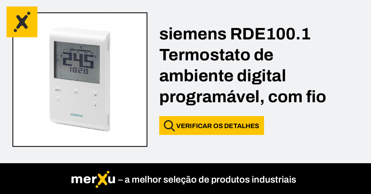 Cronotermostato SIEMENS RDE100.1